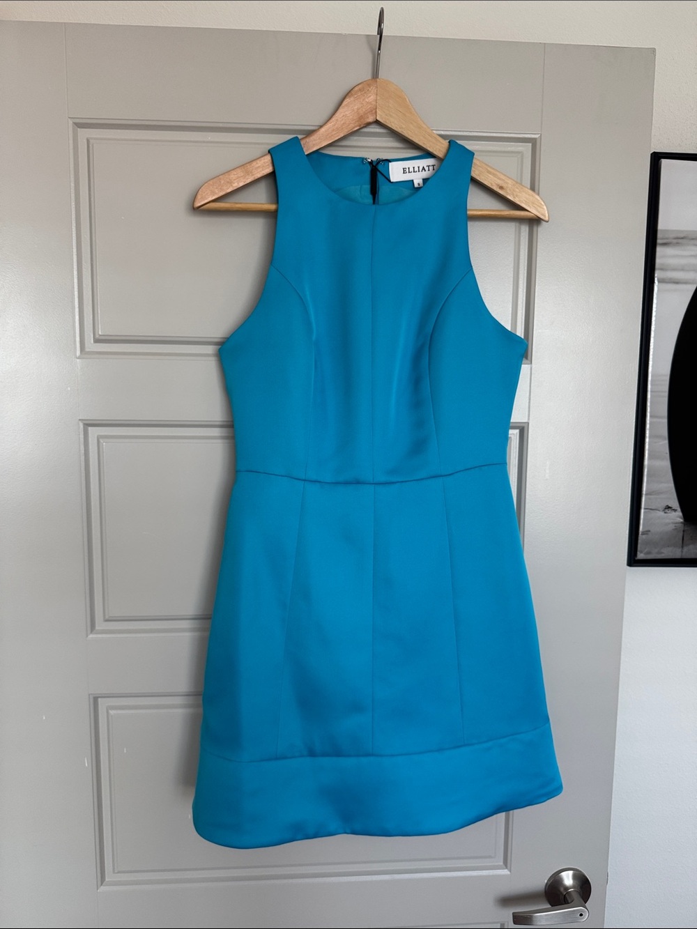 NWT Elliatt Vibrant Teal Sleeveless Mini Dress, S